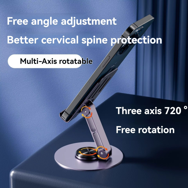 360 Degree Rotation Adjustment Folding Mobile Stand