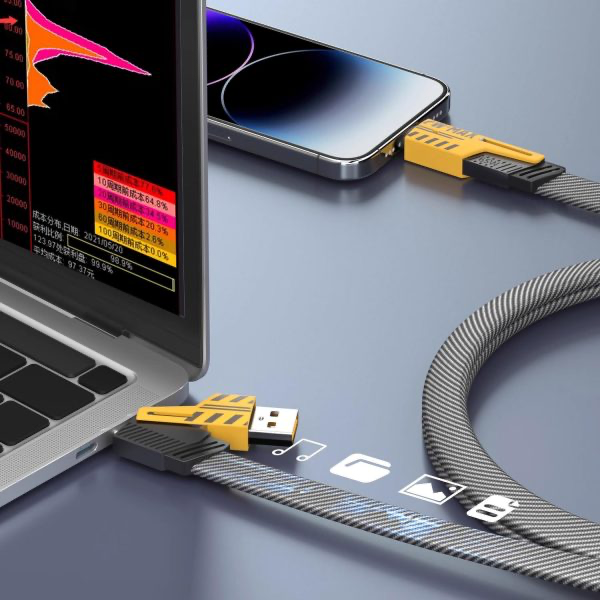4-in-1 Multi Usb Charging Cable – Usb-c To Usb-c, Usb-c To Lightning, Usb-a To Usb-c, Usb-a To Lightning.