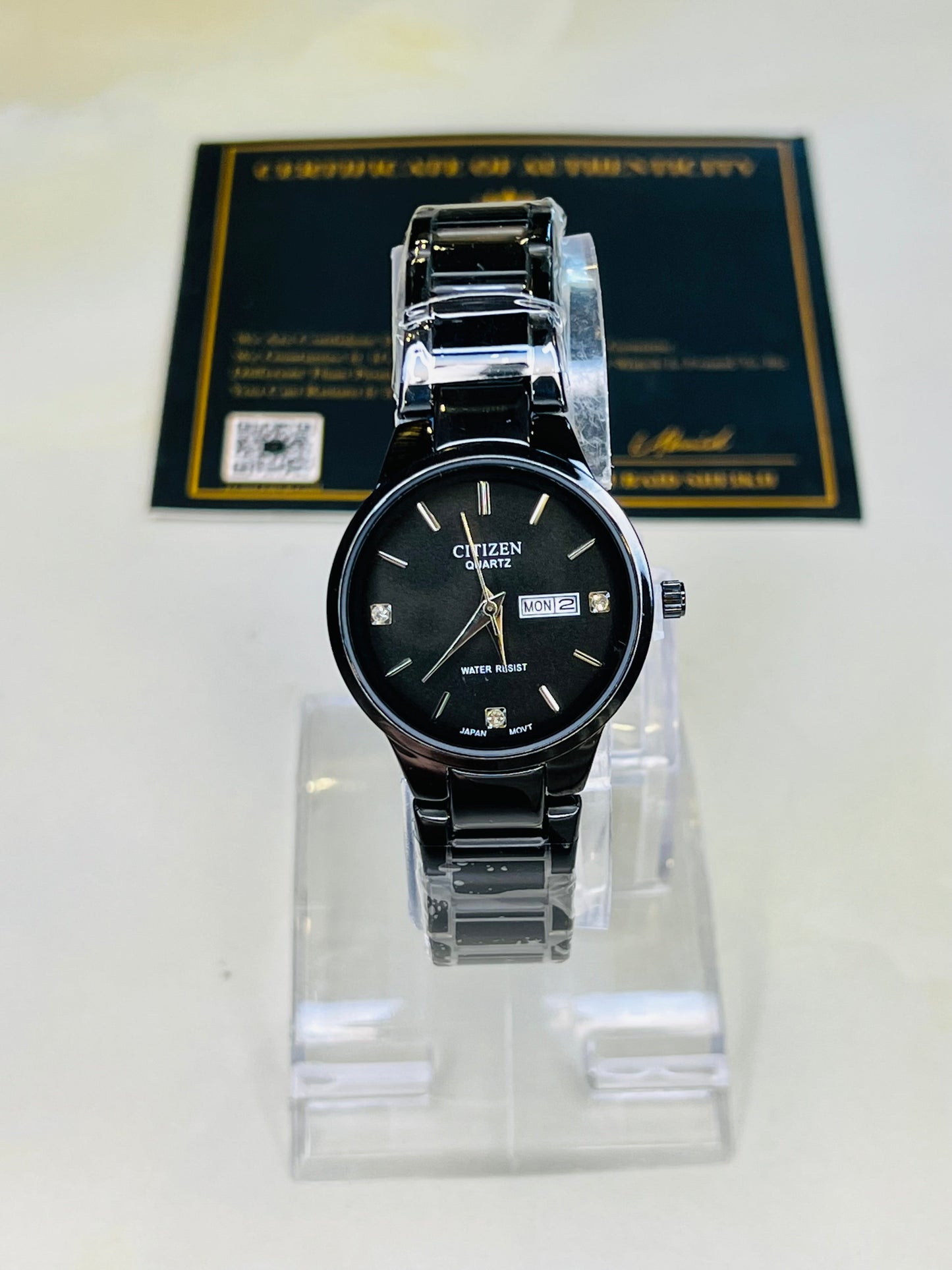 All Black Axiom Couple Watch