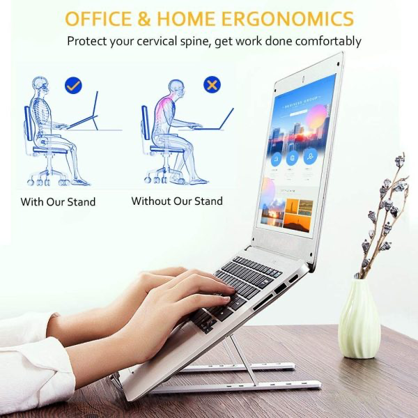 Adjustable Portable Folding Notebook Stand | Foldable Laptop Stand