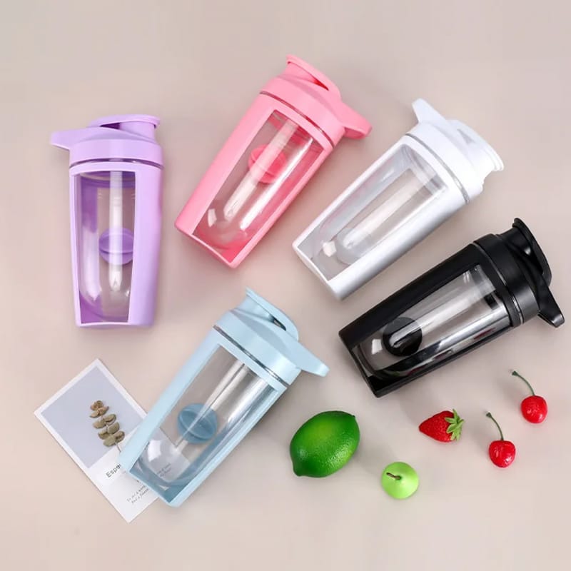 500ml Sport Shaker Bottle with Lid Flip Cover
