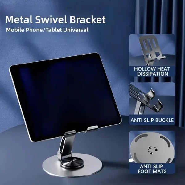 360 Degree Rotation Adjustment Folding Mobile Stand