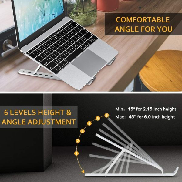 Adjustable Portable Folding Notebook Stand | Foldable Laptop Stand