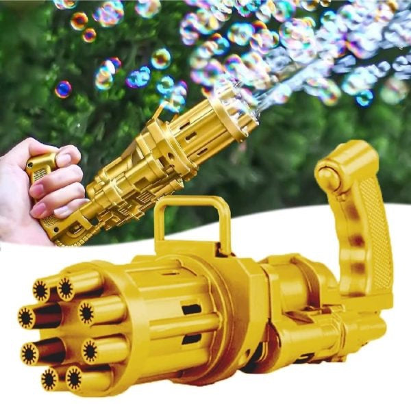 8 Hole Automatic Bubble Maker Electric Bubble Gun (random Color)