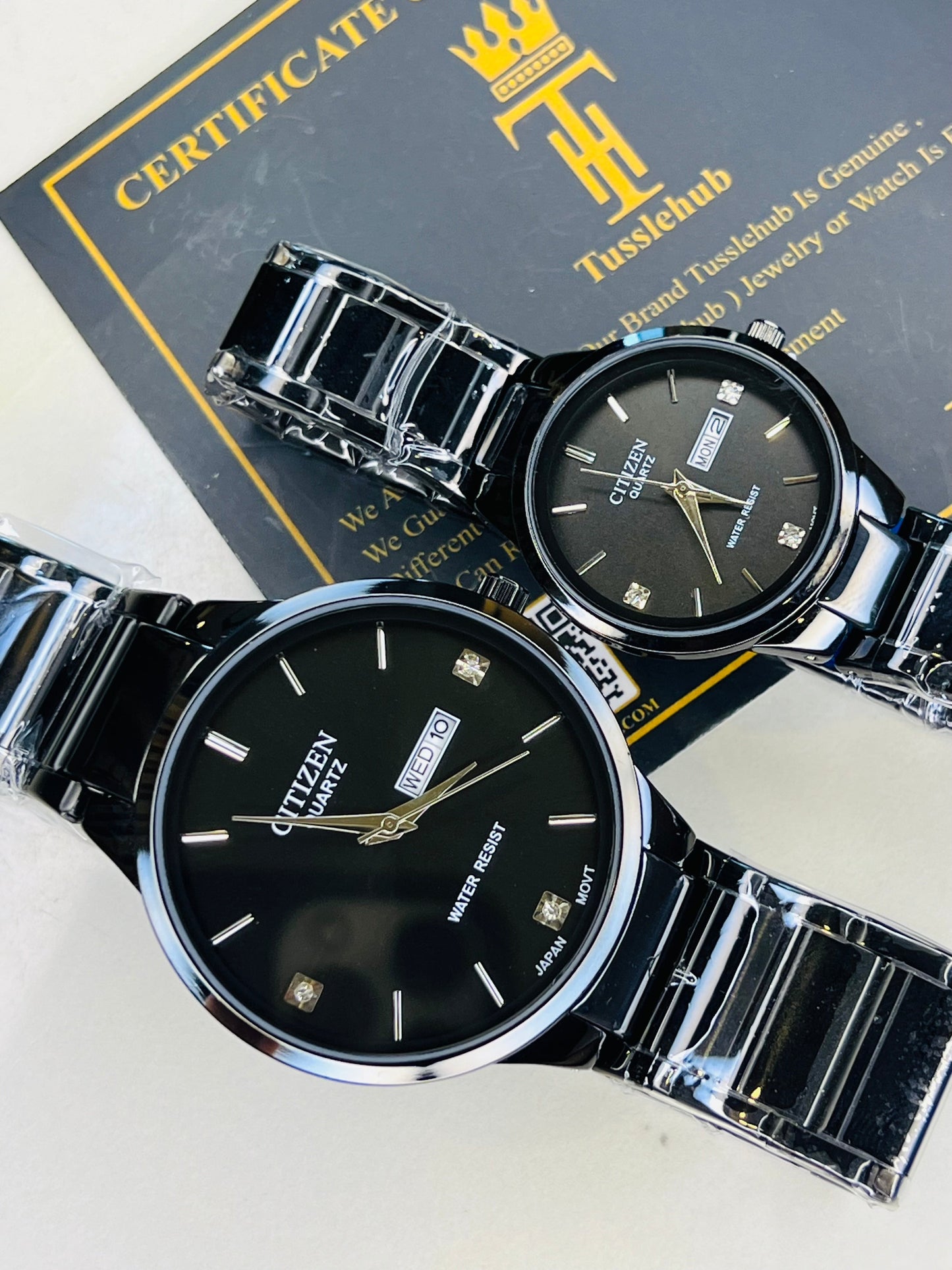 All Black Axiom Couple Watch