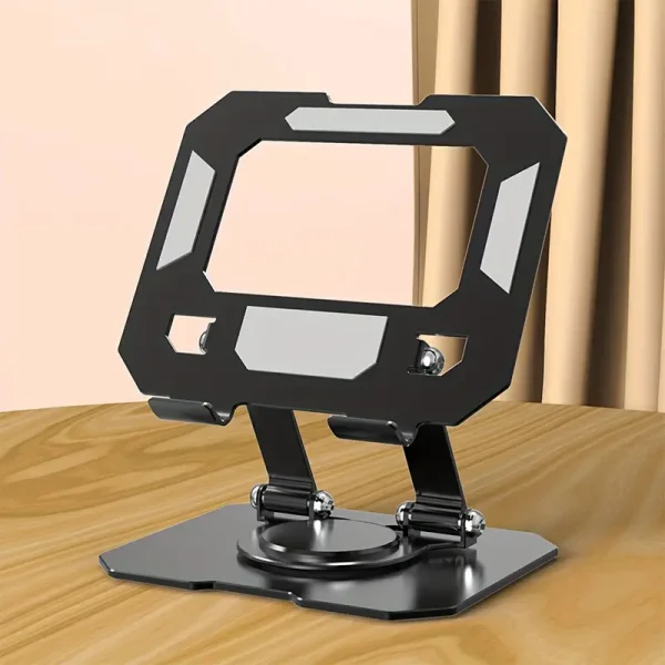 360° Rotating Metal Tablet & Mobile – Adjustable, Foldable Stand