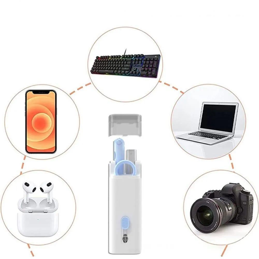 5-in-1 Gadget Cleaning Kit – Compact & Multifunctional Tech Cleaner