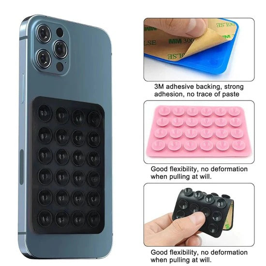 Silicone Suction Cup Phone Holder,2 Silicone Suction Pad Buy 1 get 1 free