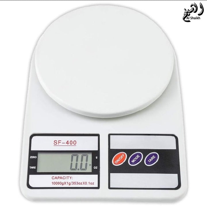 10kg Digital Kitchen Weighing Scale with LCD Display & Tare Function