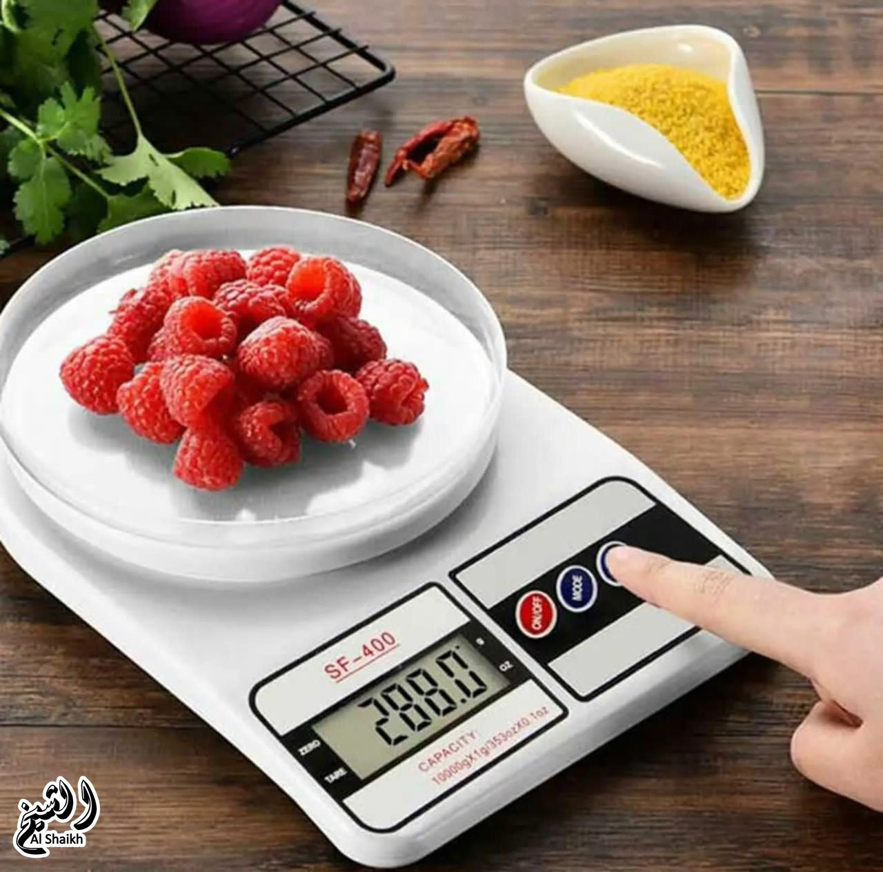 10kg Digital Kitchen Weighing Scale with LCD Display & Tare Function