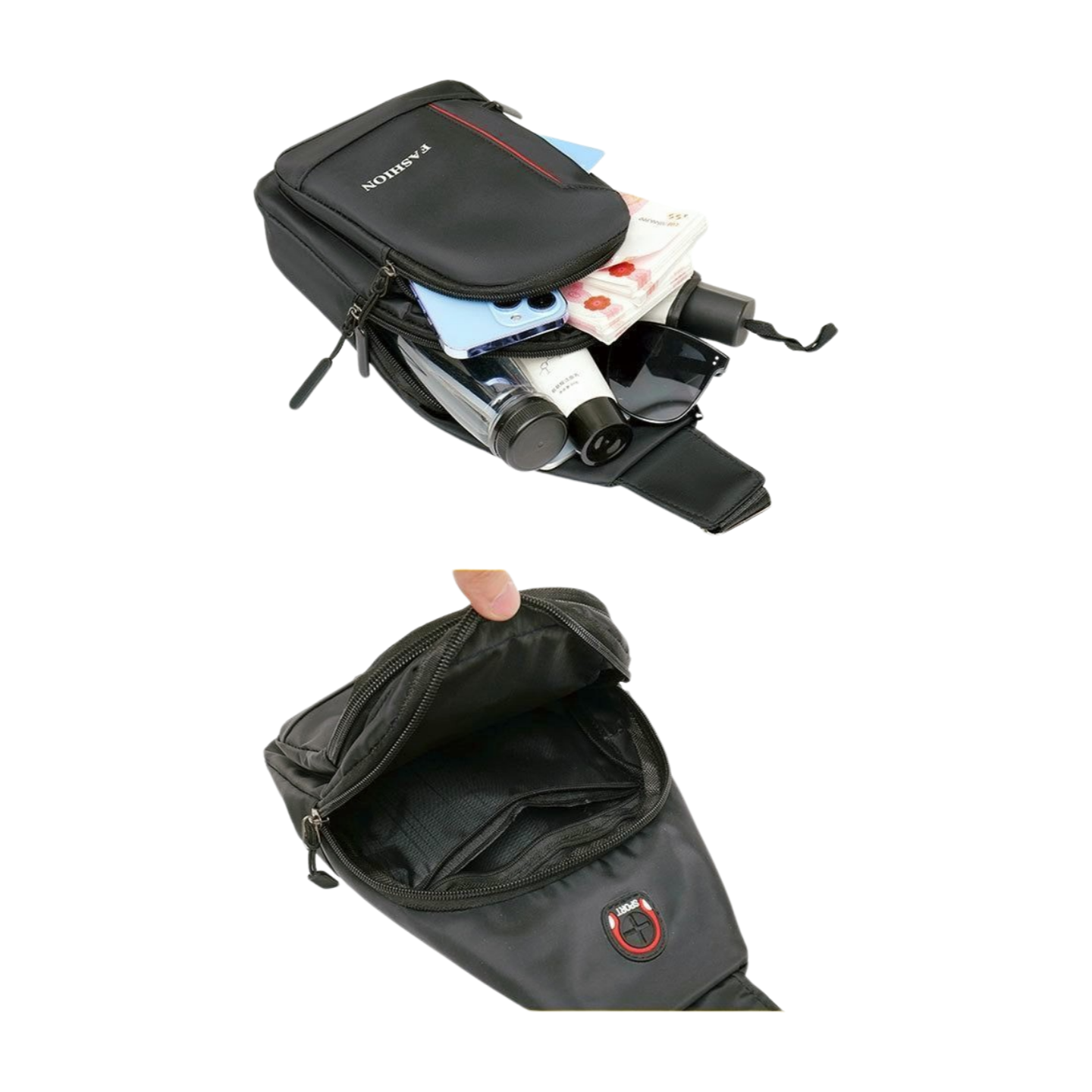 Fashion Man Small Chest Bag Phone Pocket Cross Body Shoulder Fanny Pack Male Handbag Outdoor Neck Side Crossbody Gym Bags