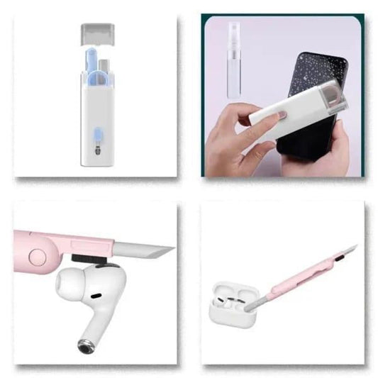 5-in-1 Gadget Cleaning Kit – Compact & Multifunctional Tech Cleaner