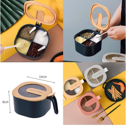 4 in 1 Multicolour Masala Box Set