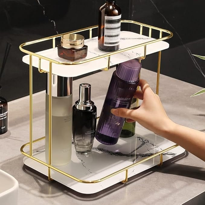 Makeup Organization and Storage, Vanity Trays, Skincare Organizers